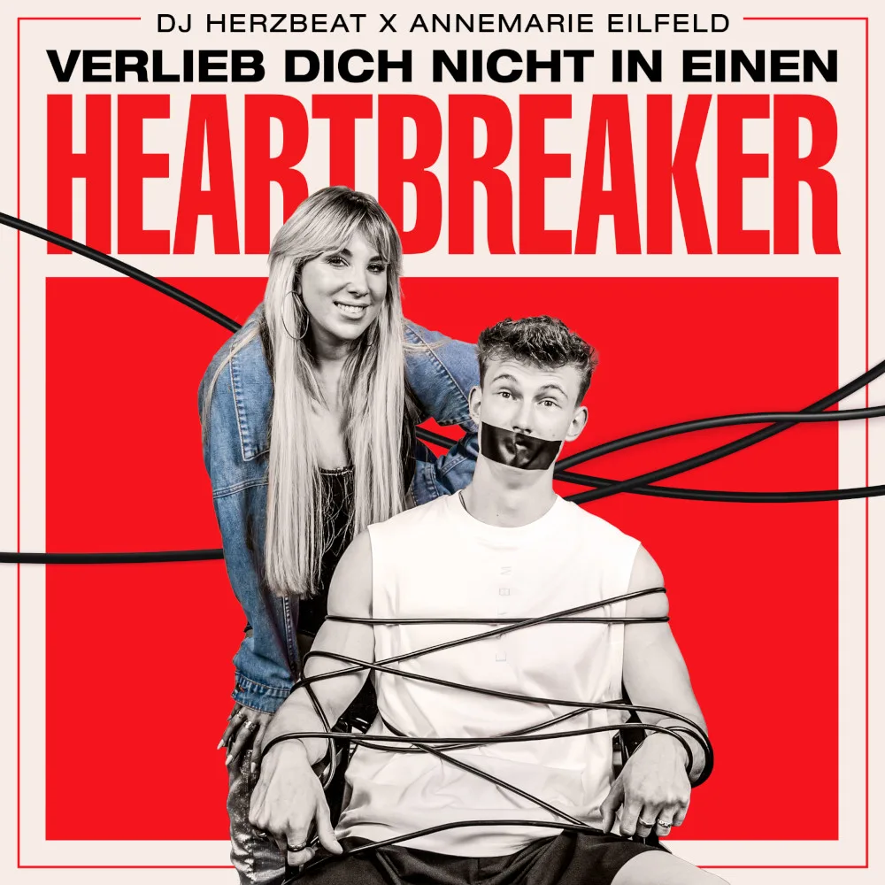 Cover zur Single "Verlieb dich nicht in einen Heartbreaker" von DJ Herzbeat und Annemarie Eilfeld | SCHLAGERTIMES