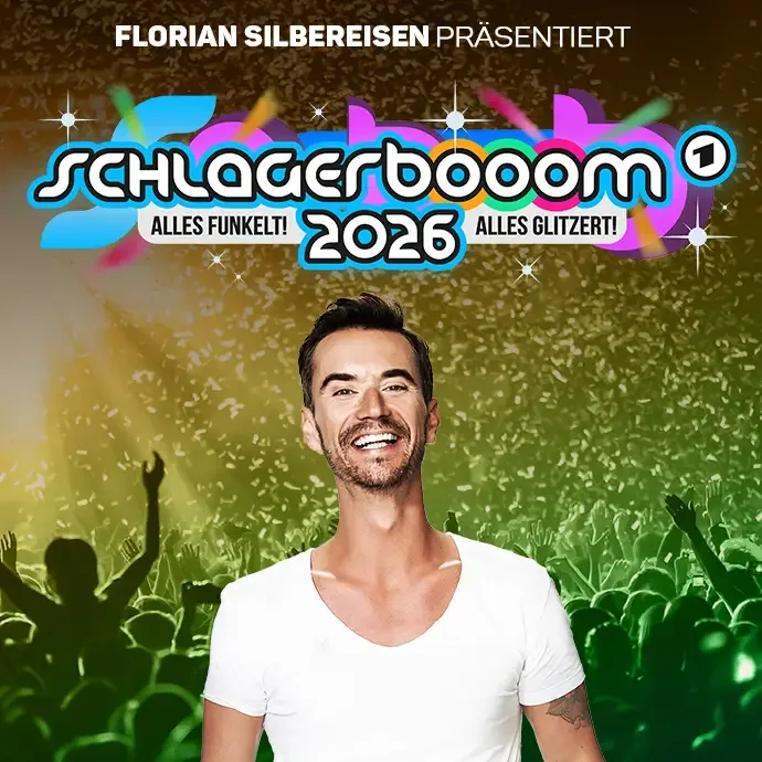 Logo zur Sendung "Schlagerbooom 2026 - Alles funkelt! Alles glitzert" mit Florian Silbereisen | SCHLAGERTIMES